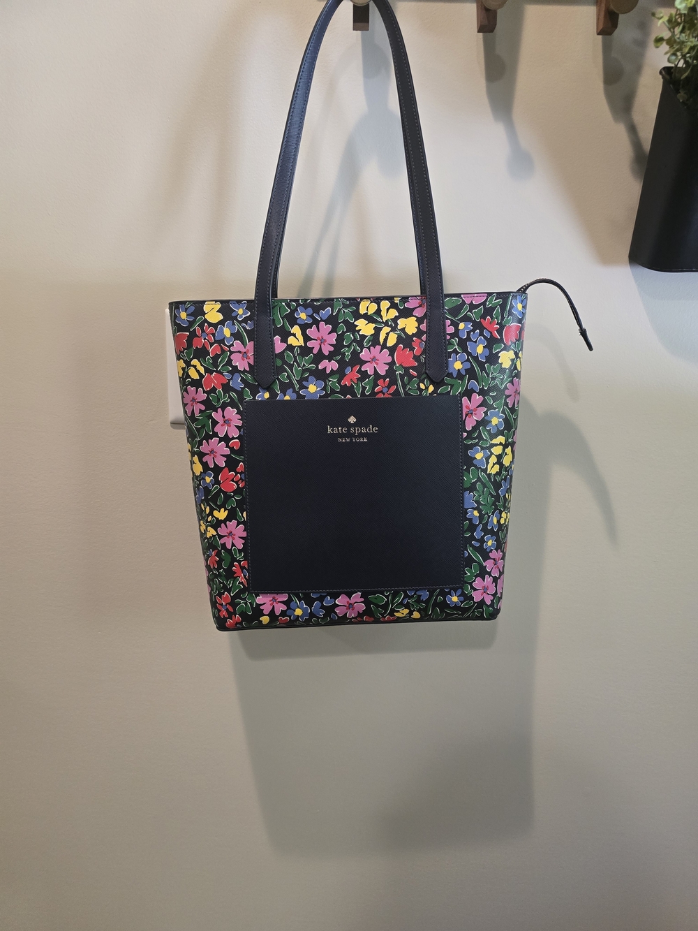 🔥 Kate Spade Black Floral Tote Bag